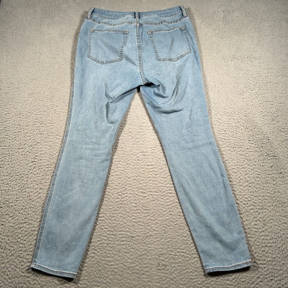 We The free Grvy High Rise Super Skinny Jeans Women's 30 Blue Denim 5-Pockets - Picture 9 of 10